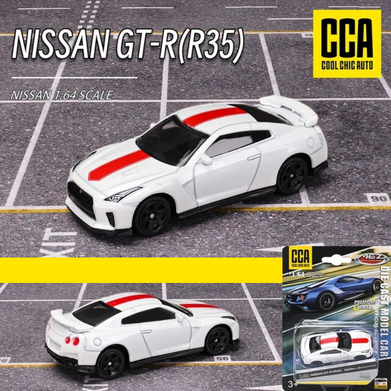 Mô hình xe Nissan GTR R35 50th Anniversary 1:64 CCA
