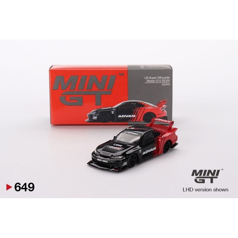 Mô hình xe Nissan LB-Super Silhouette S15 Silvia 1:64 MiniGT