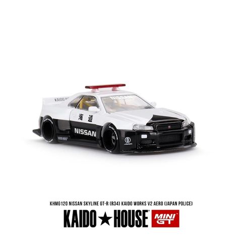 Mô hình xe Nissan Skyline GT-R (R34) 1:64 KAIDO HOUSE