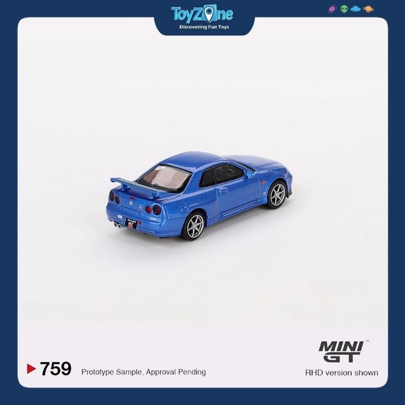 Mô hình xe Nissan Skyline GT-R R34 V-Spec 1:64 MiniGT