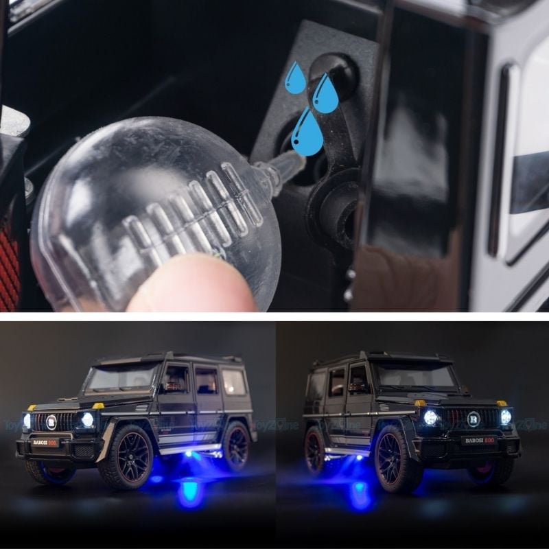 Mô hình xe ô tô Mercedes Brabus G800 1:18 Chezhi