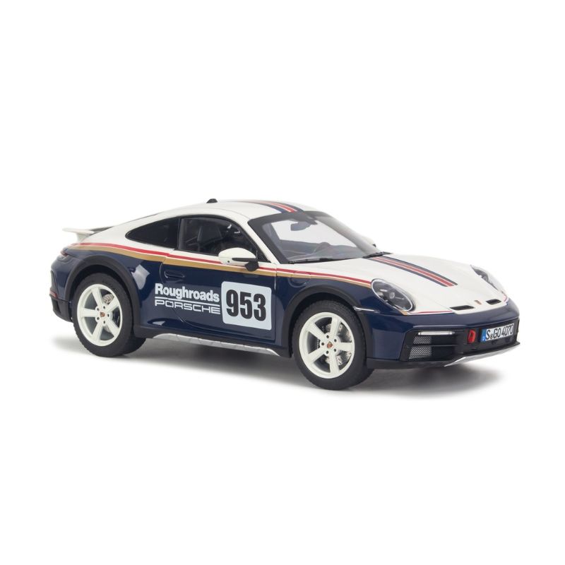 Mô hình xe Porsche 911 ( 992 ) Dakar 2023 1:18 Norev