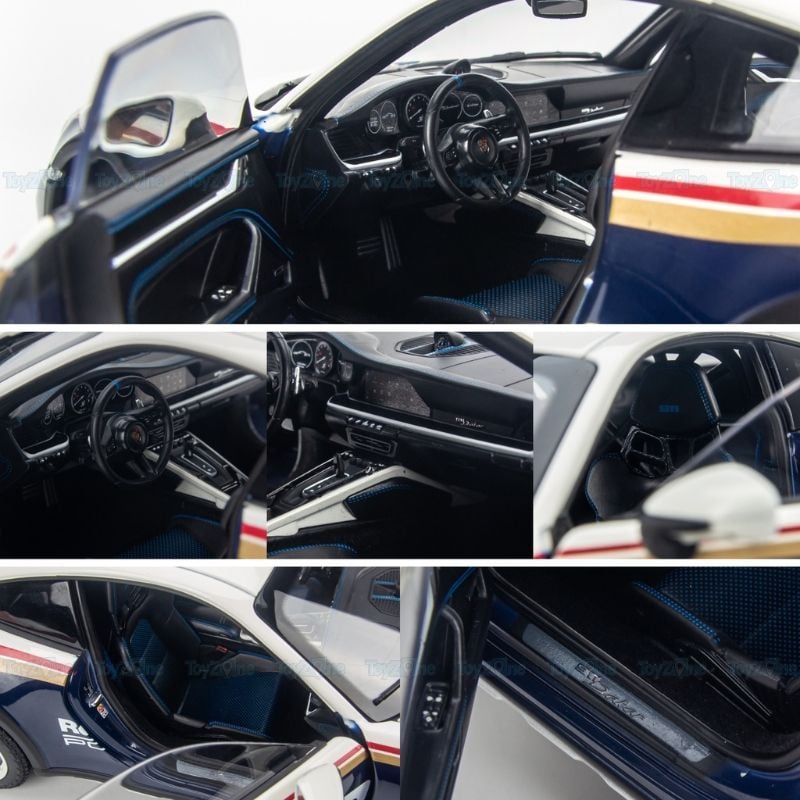 Mô hình xe Porsche 911 ( 992 ) Dakar 2023 1:18 Norev