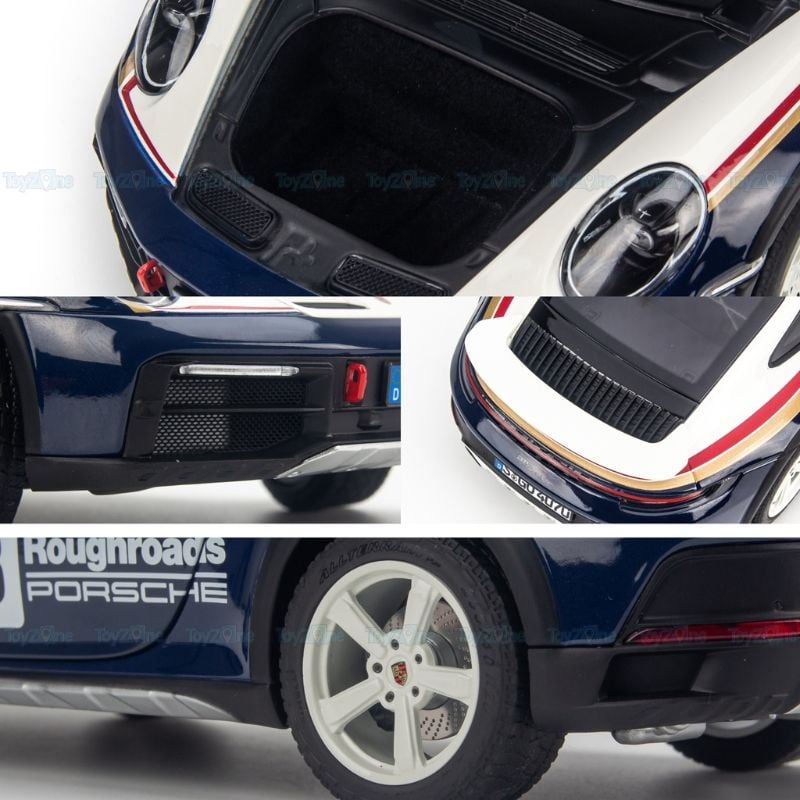 Mô hình xe Porsche 911 ( 992 ) Dakar 2023 1:18 Norev