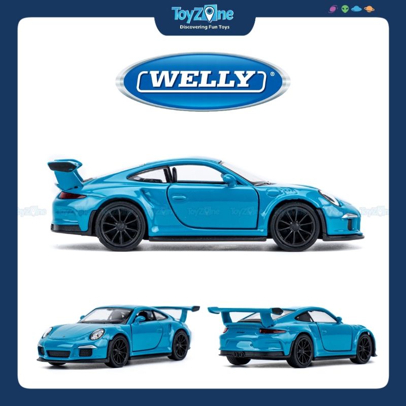 Mô hình xe Porsche 911 GT3 RS 1:36 Welly