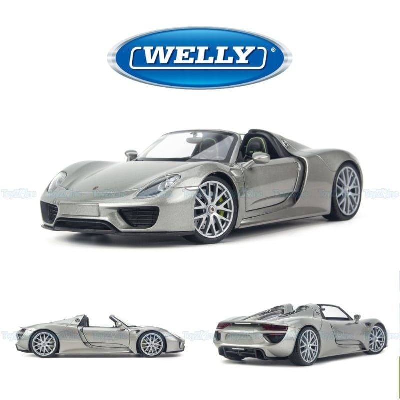 Mô hình xe Porsche 918 Spyder 1:24 Welly