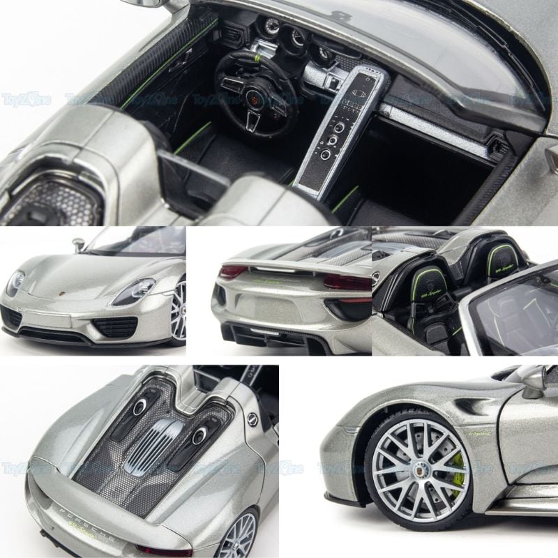 Mô hình xe Porsche 918 Spyder 1:24 Welly