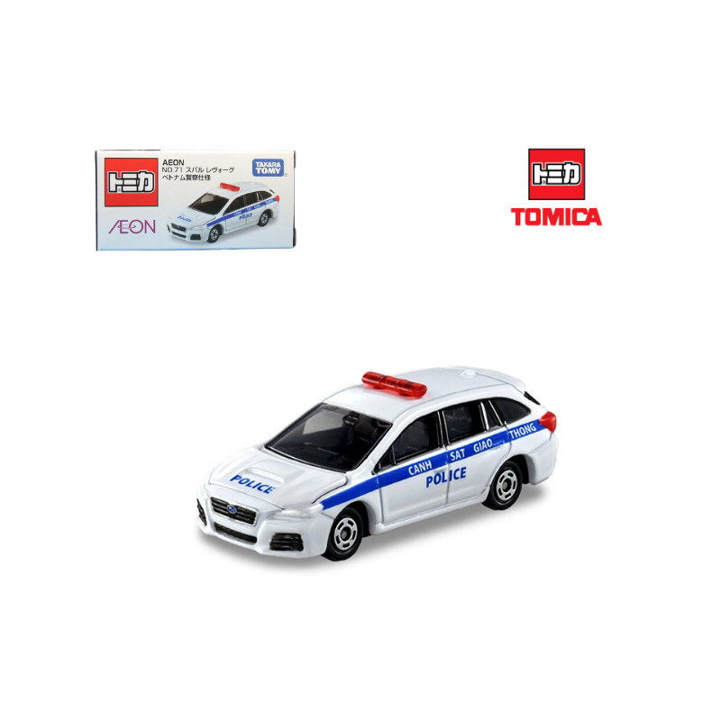 Mô hình xe SUBARU LEVORG Vietnam Police Car 1:65 Tomica
