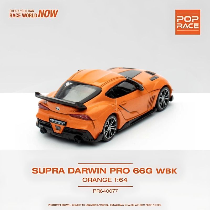 Mô hình xe Supra Darwin Pro 66G WBK 1:64 POP RACE