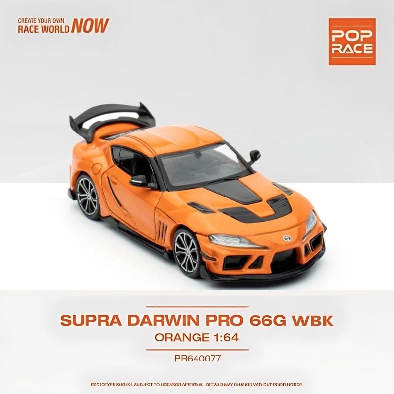 Mô hình xe Supra Darwin Pro 66G WBK 1:64 POP RACE