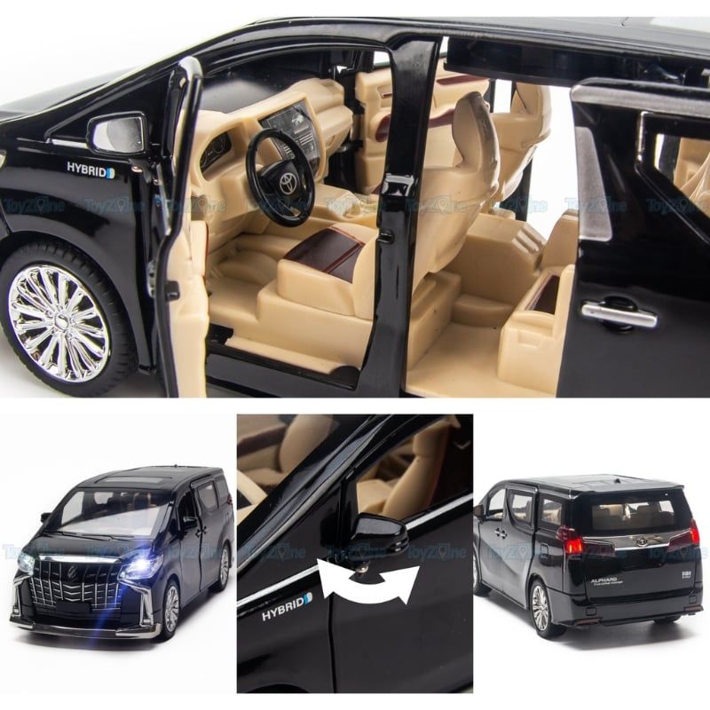 Mô hình xe Toyota Alphard 1:24 Chezhi