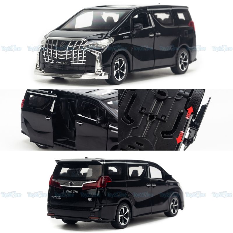 Mô hình xe Toyota Alphard 1:32 Chezhi