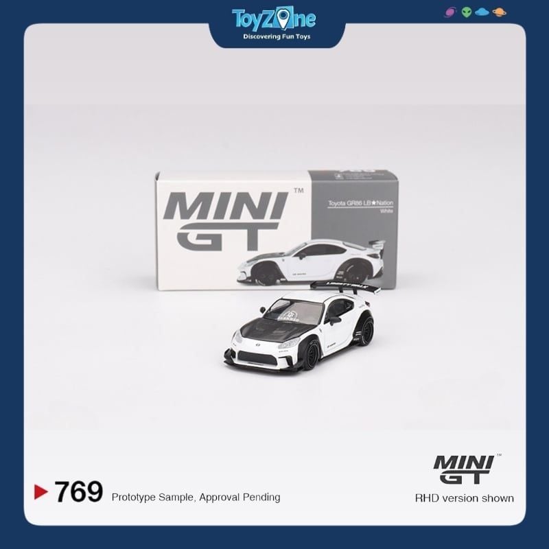 Mô hình xe Toyota GR86 LB ★ Nation 1:64 MiniGT