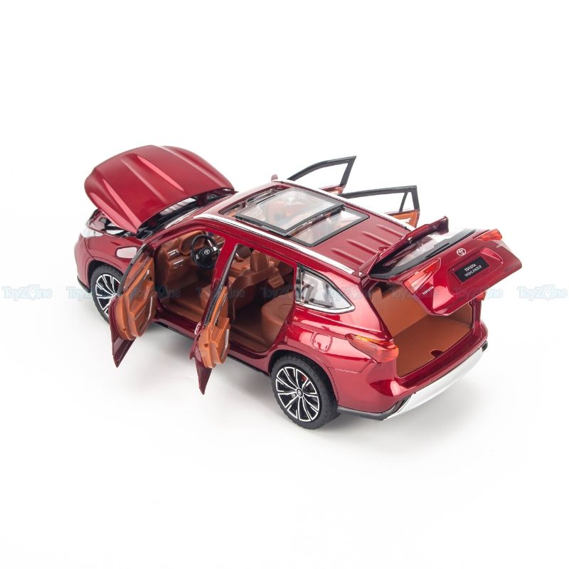 Mô hình xe Toyota Highlander 2021 1:24 Jinlifang