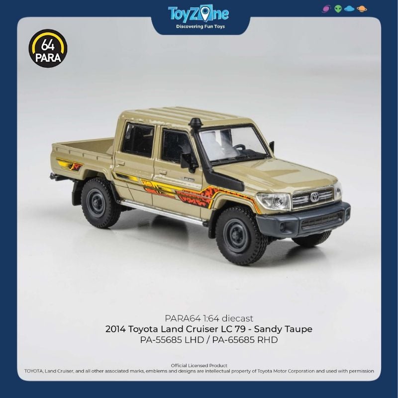 Mô hình xe Toyota Land Cruiser 70 Series 2014 PARA64