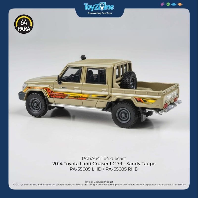 Mô hình xe Toyota Land Cruiser 70 Series 2014 PARA64
