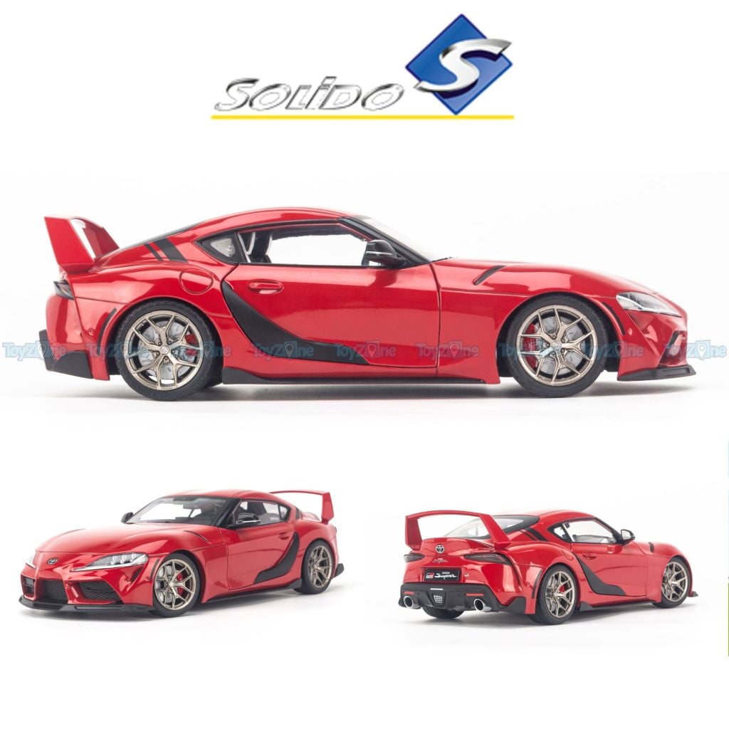Mô hình xe Toyota Supra Bull Demon MK A80 1:18 Solido