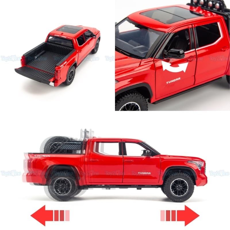 Mô hình xe Toyota Tundra 2022 1:24 Hongsen Model
