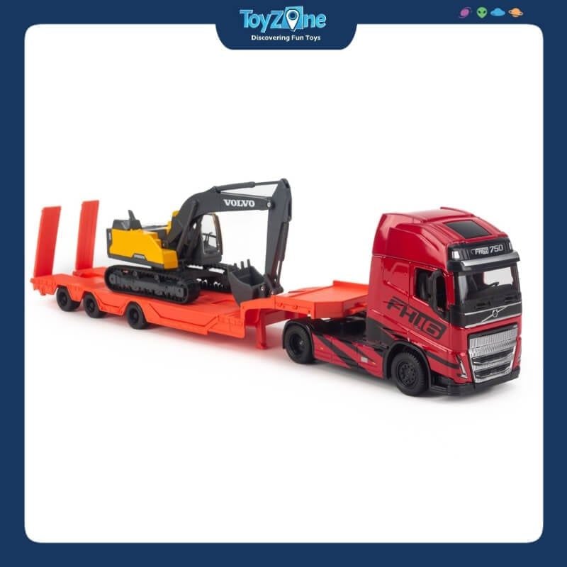 Mô hình xe Volvo FH16 Truck & Volvo Excavator 1:43 MAISTO