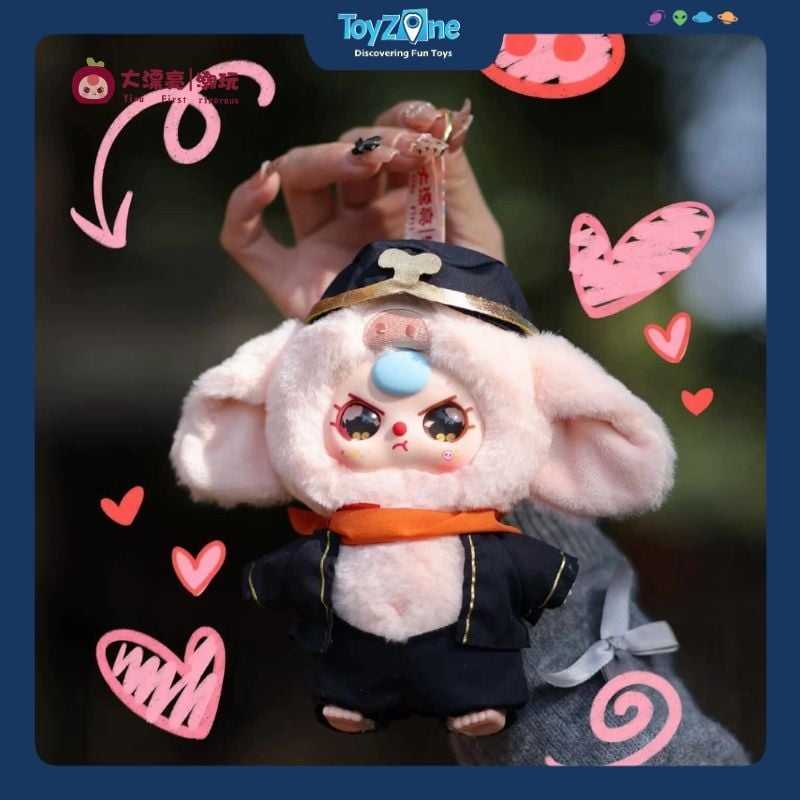 Mô hình Blind Box móc khoá gấu bông Baby Three Havoc in Heaven ( Tây Du Ký ) CUREPLANETA