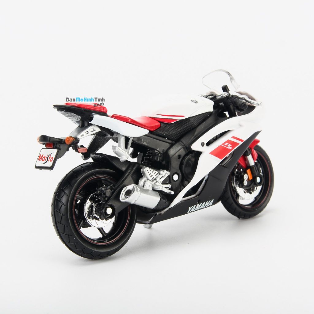 Mô hình xe mô tô Yamaha YZF-R6 1:18 Maisto Red (2)