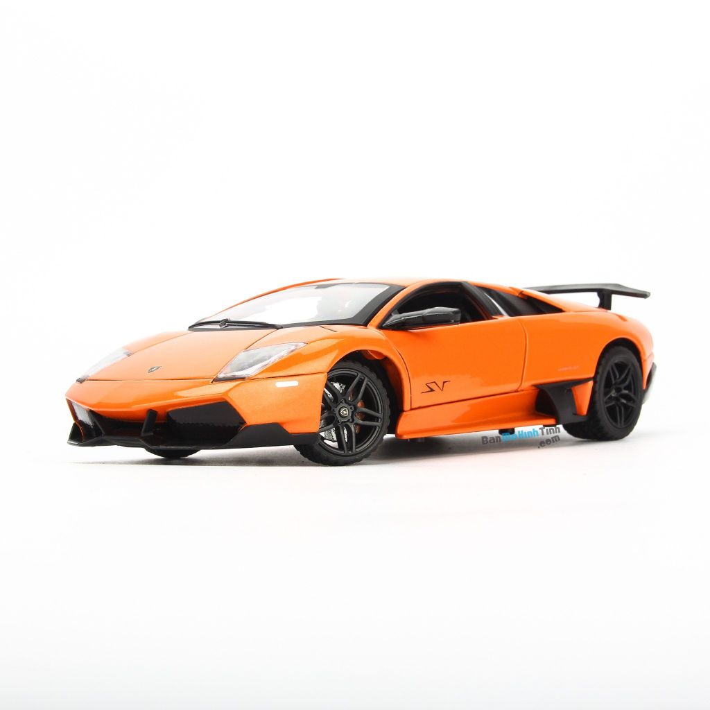 Mô hình xe Lamborghini Murcielago LP670 SV Orange 1:24 MZ (2)