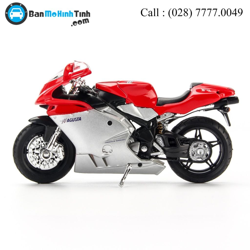 Mô hình xe mô tô MV Agusta F4S Red 1:18 Welly- 12153