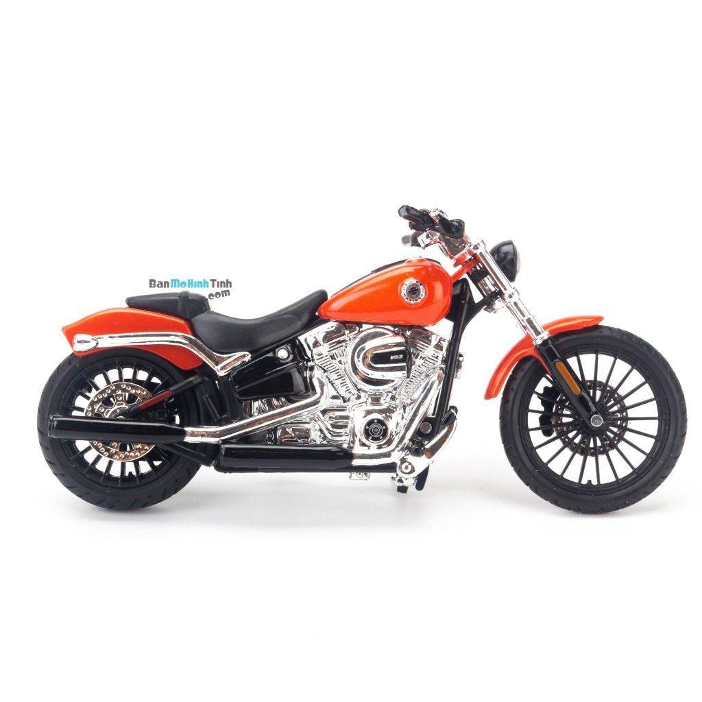 Mô hình xe mô tô Harley Davidson 2016 Breakout 1:18 Maisto Orange (1)