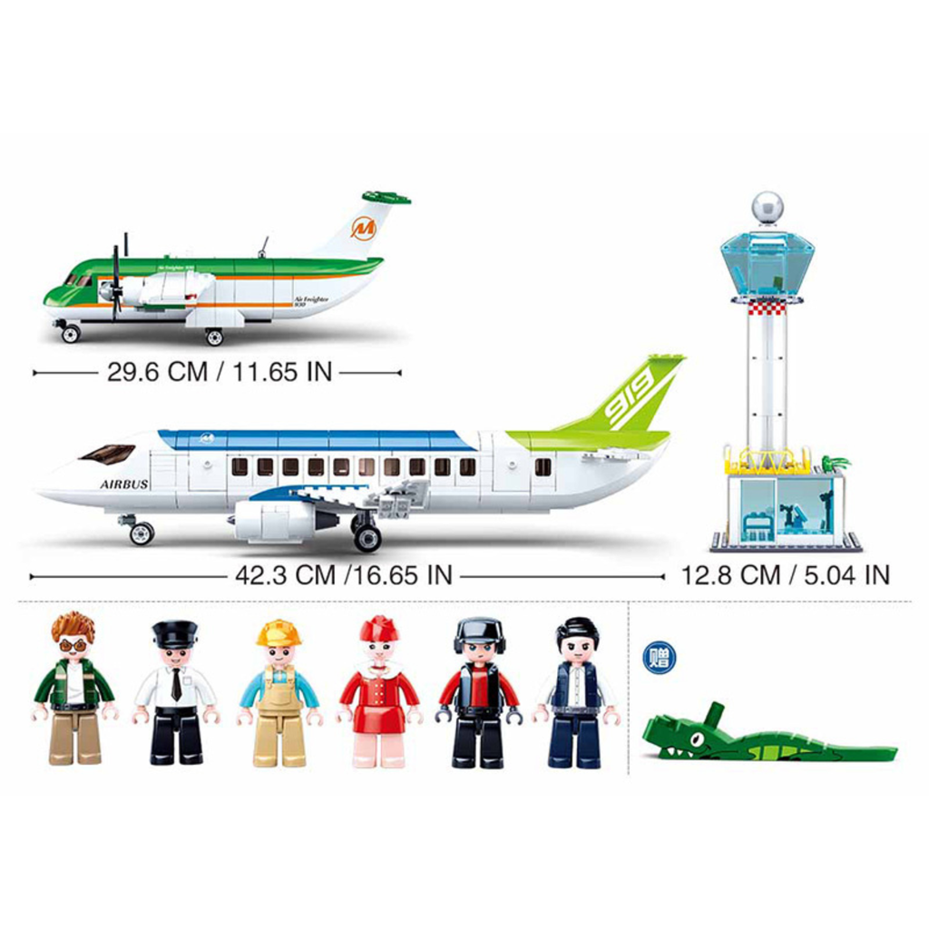 Bộ lắp ráp mô hình Máy Bay Vận Chuyển Sluban