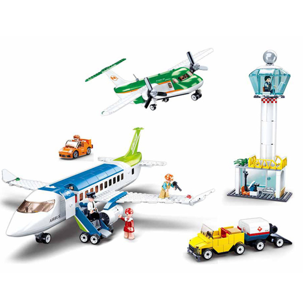 Bộ lắp ráp mô hình Máy Bay Vận Chuyển Sluban