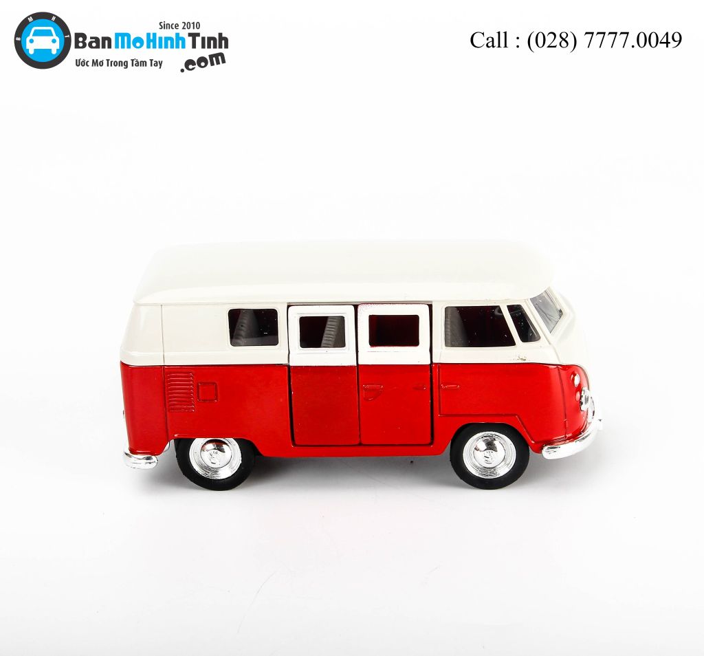 Mô hình xe Volkswagen T1 Classical Bus Red 1:36 Welly- 49764