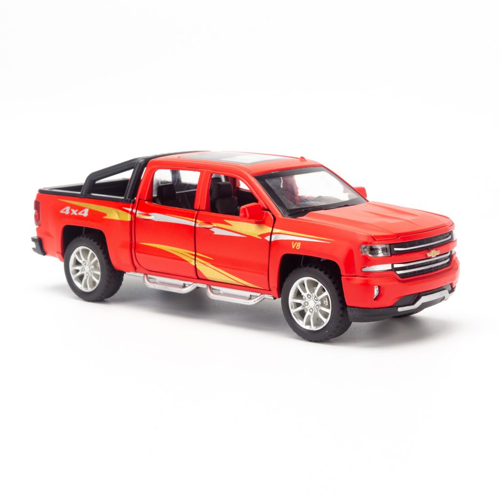 Mô hình xe Chervolet Silverado 1:32 Red