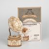 Mô hình gỗ lắp ráp 3D Gramophone (Máy Hát Cổ Điển) (Wood Color) - Robotime TG408 - WP060