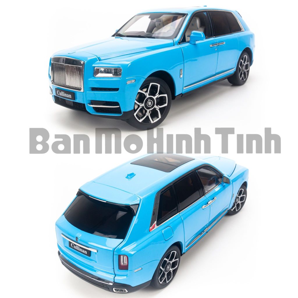 Mô hình xe Rolls Royce Cullinan Black Badge 1:18 Kengfai