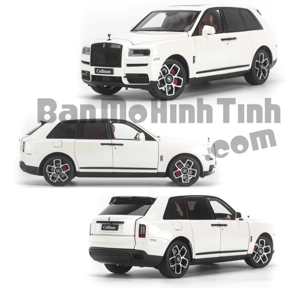 Mô hình xe Rolls Royce Cullinan Black Badge 1:18 Kengfai