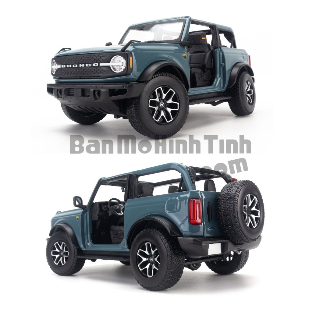 Mô hình xe Ford Bronco Badlands 2021 1:18 Maisto - 31457