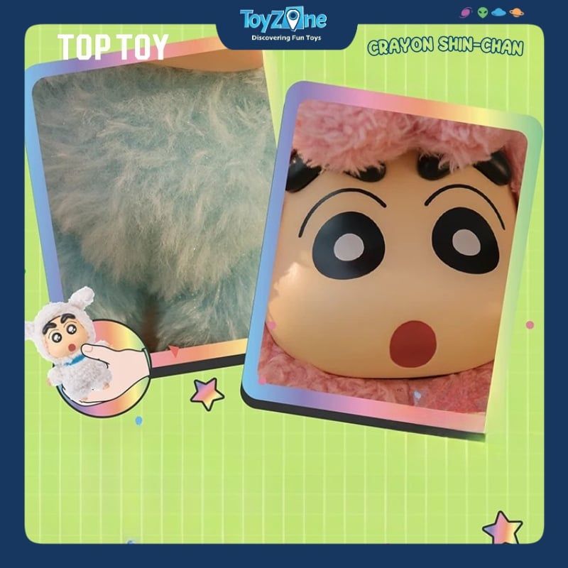 Mô hình Blind box Crayon Shin-Chan Dress Up Party Series Vinyl Plush ( Tiệc Hóa Trang ) TOP TOY