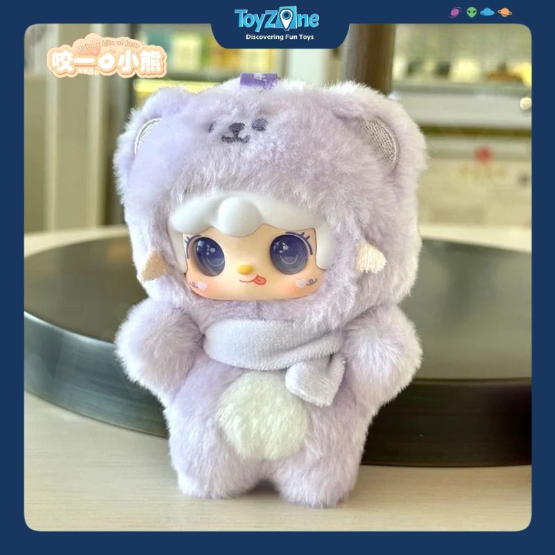 Mô hình Blind box Móc khóa Gấu bông Yooki Take a Bite of the Bear V4 YALLI STUDIO