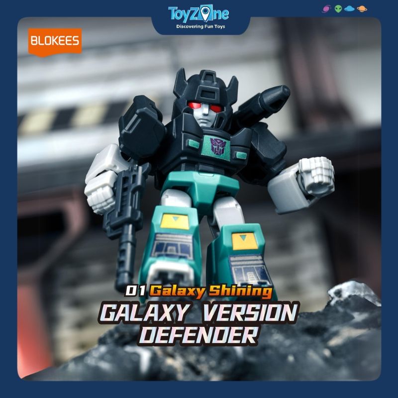 Mô hình đồ chơi Lắp ráp Blind box Transformers Galaxy Version Defender 01 Galaxy Shining Model Kits BLOKEES