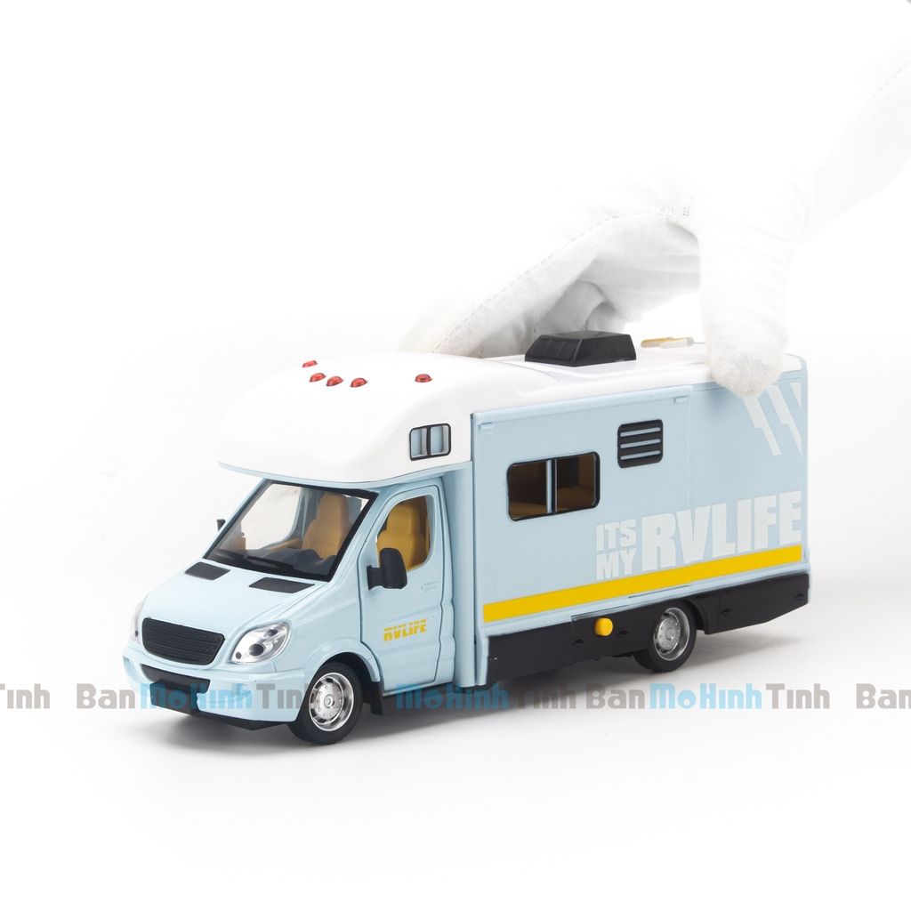 Xe tải nhà di động 1:32 Alloy Model Car