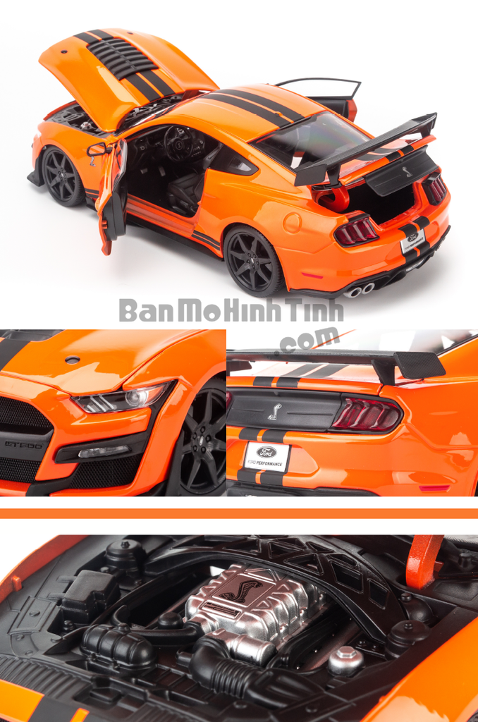 Mô hình xe Ford Mustang Shelby Cobra GT500 1:18 Maisto 31388