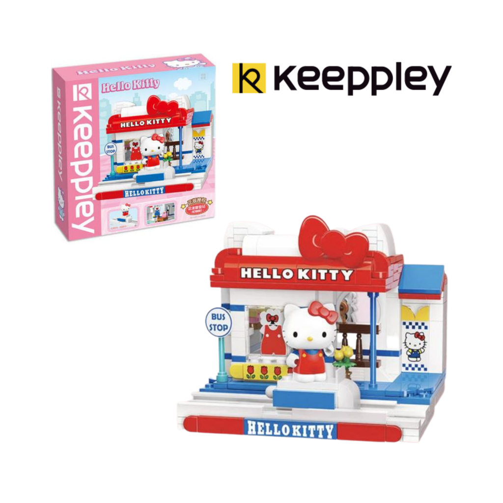 Bộ đồ chơi lắp ráp mô hình Hello Kitty cửa hàng thời trang Keeppley
