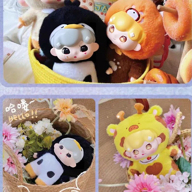 Mô hình Blind box Gấu bông Baby Billie V2 Bear Pijama Party ( Bữa Tiệc Ngủ V2 ) THREE BABIES TOY