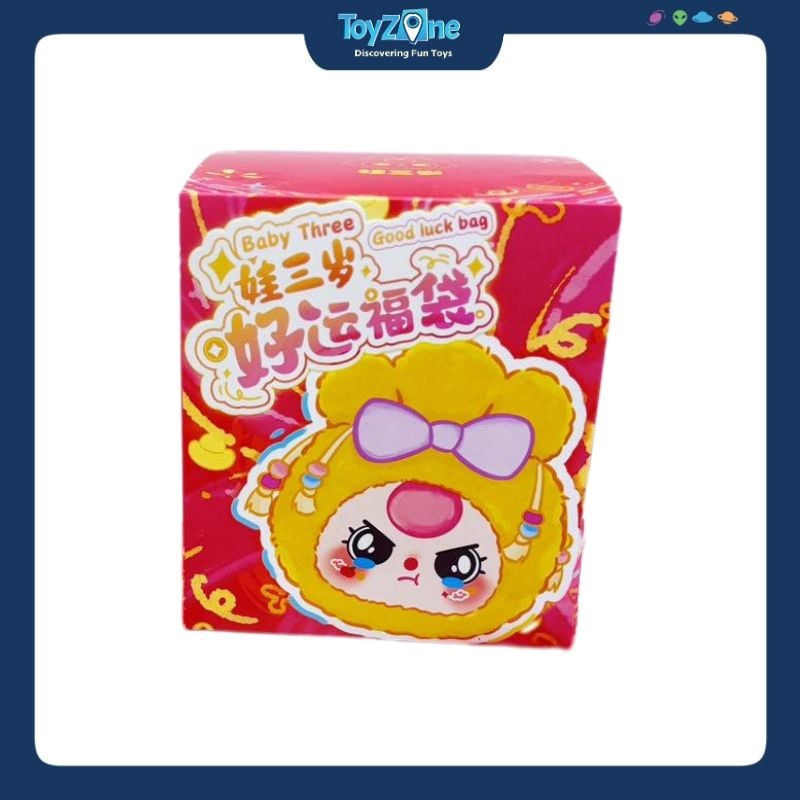 Mô hình Blind box Gấu bông Baby Three Túi May Mắn ( Lucky Bag ) CUREPLANETA