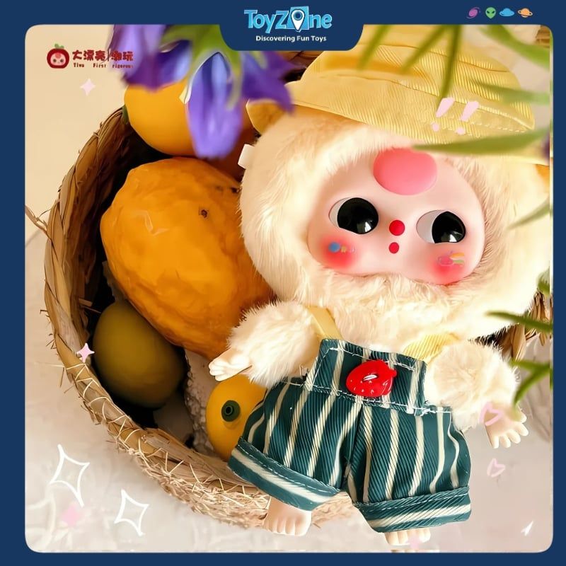 Mô hình Blind box Móc khóa Gấu bông Baby Three Macaron Bunny BABY THREE
