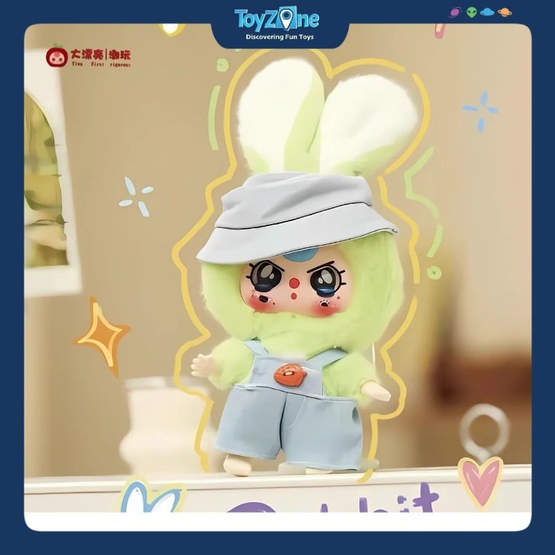 Mô hình Blind box Móc khóa Gấu bông Baby Three Macaron Bunny BABY THREE