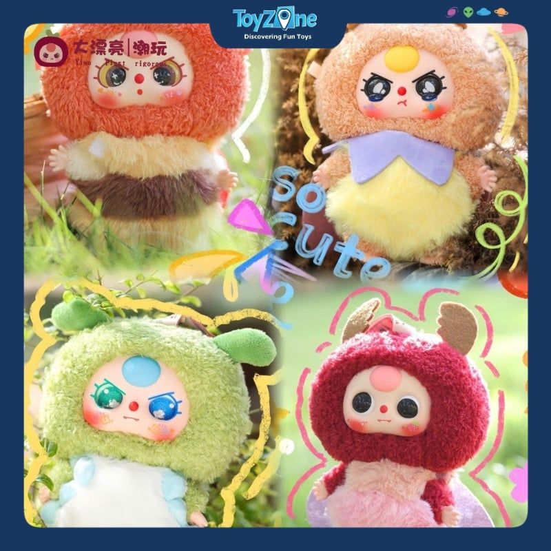 Mô hình Blind box Móc khóa Gấu bông Baby Three Small Insects ( Côn Trùng Nhỏ ) BABY THREE