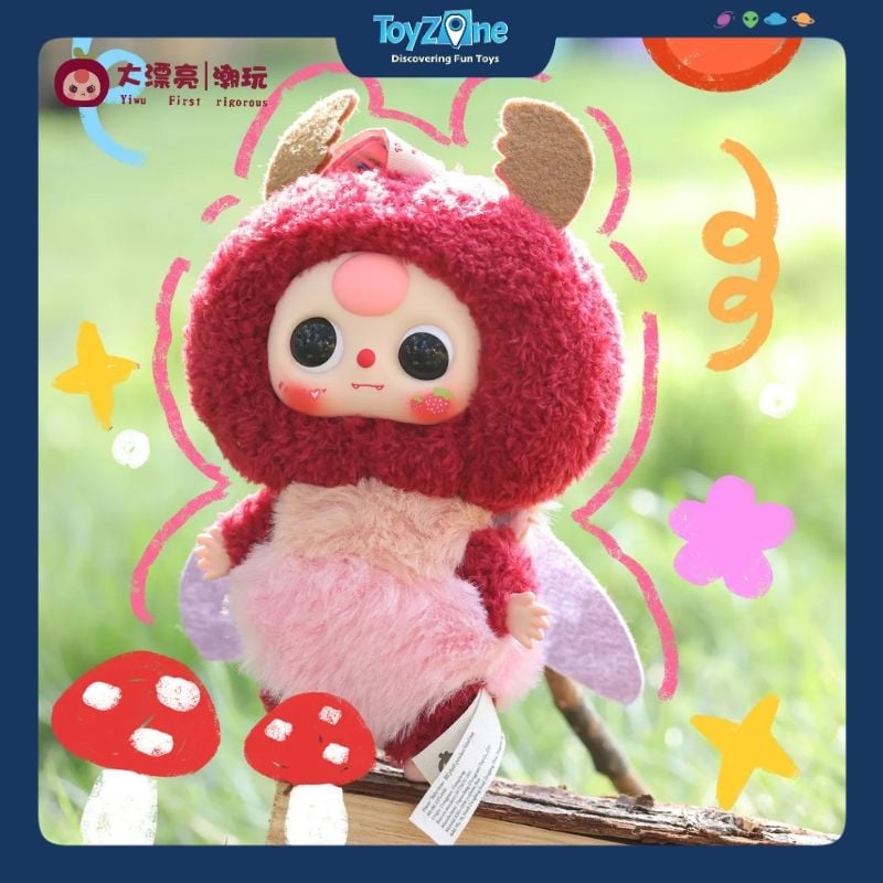 Mô hình Blind box Móc khóa Gấu bông Baby Three Small Insects ( Côn Trùng Nhỏ ) BABY THREE