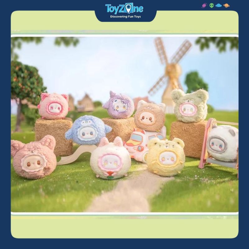 Mô hình Blind Box Móc khóa Gấu bông Emma RuaRua Zoo TuanTuan MJ STUDIO