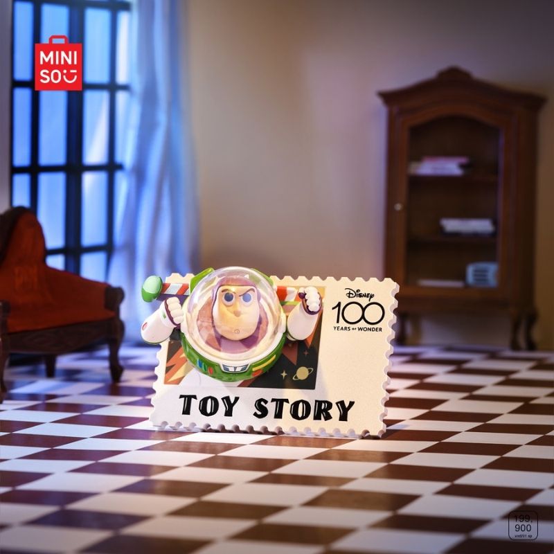 Mô hình đồ chơi Blind Box Disney 100 Years of Wonder Retro Stamp MINISO